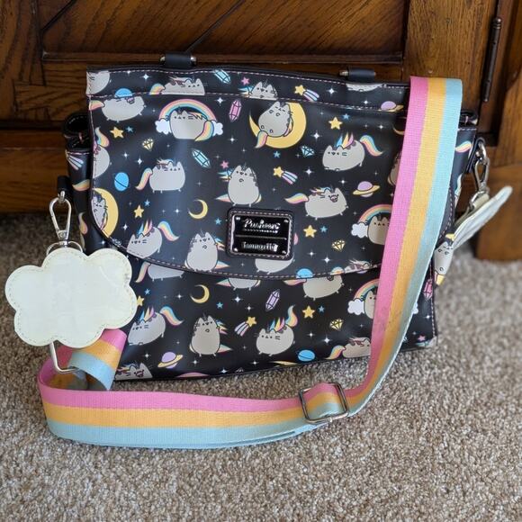 Loungefly Handbags - Loungefly Pusheen Kitty Cat Rainbow Unicorn Crossbody Bag